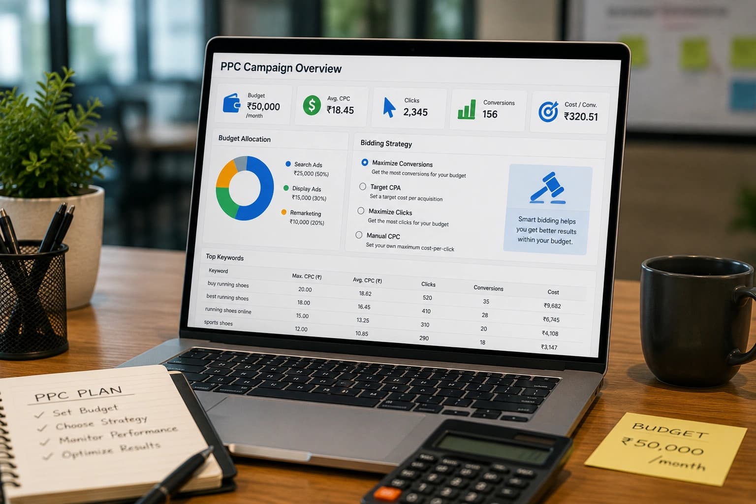 Set Budget and Bidding Strategy