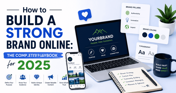 How to Build a Strong Brand Online in 2025 | Weboin Social Media Agency Chennai